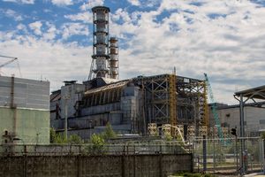Die Atomruine Tschernobyl im Jahr 2013