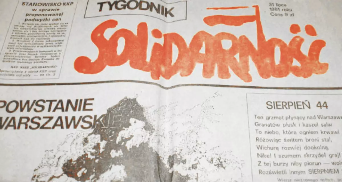 Tygodnik Solidarnosc 1981. Foto: Wikipedia, public domain 