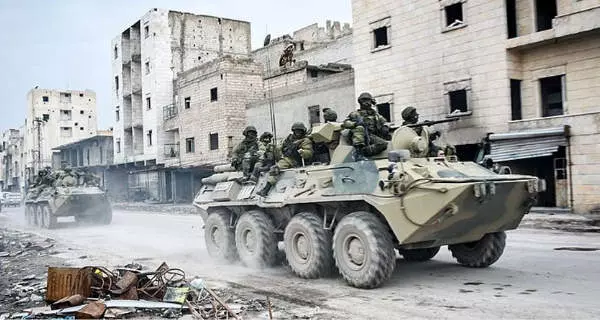 Russische Soldaten im Dezember 2016 in Aleppo, Foto: Ministry of Defence of the Russian Federation, wikipedia, CC-BY 4.0 