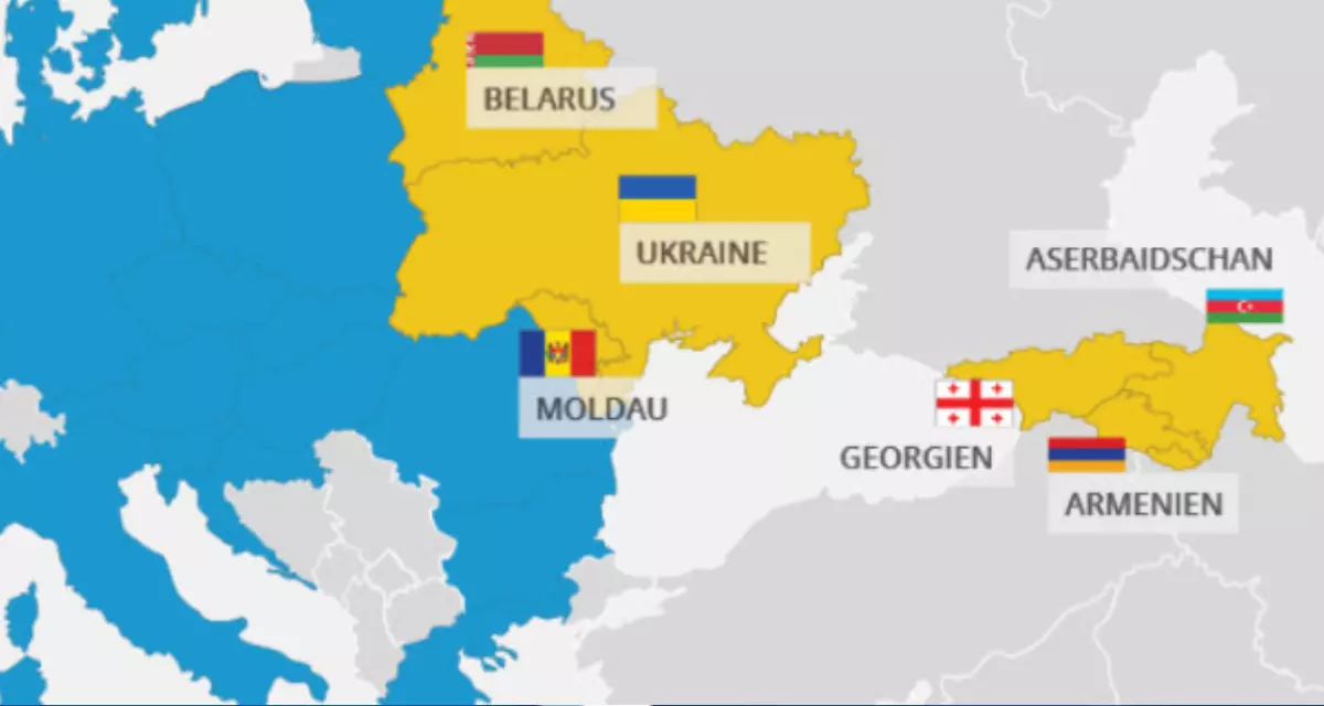 Europäischer Rat/Rat der Europäischen Union: Infografik "Gemeinsam stärker: die Östliche Partnerschaft"