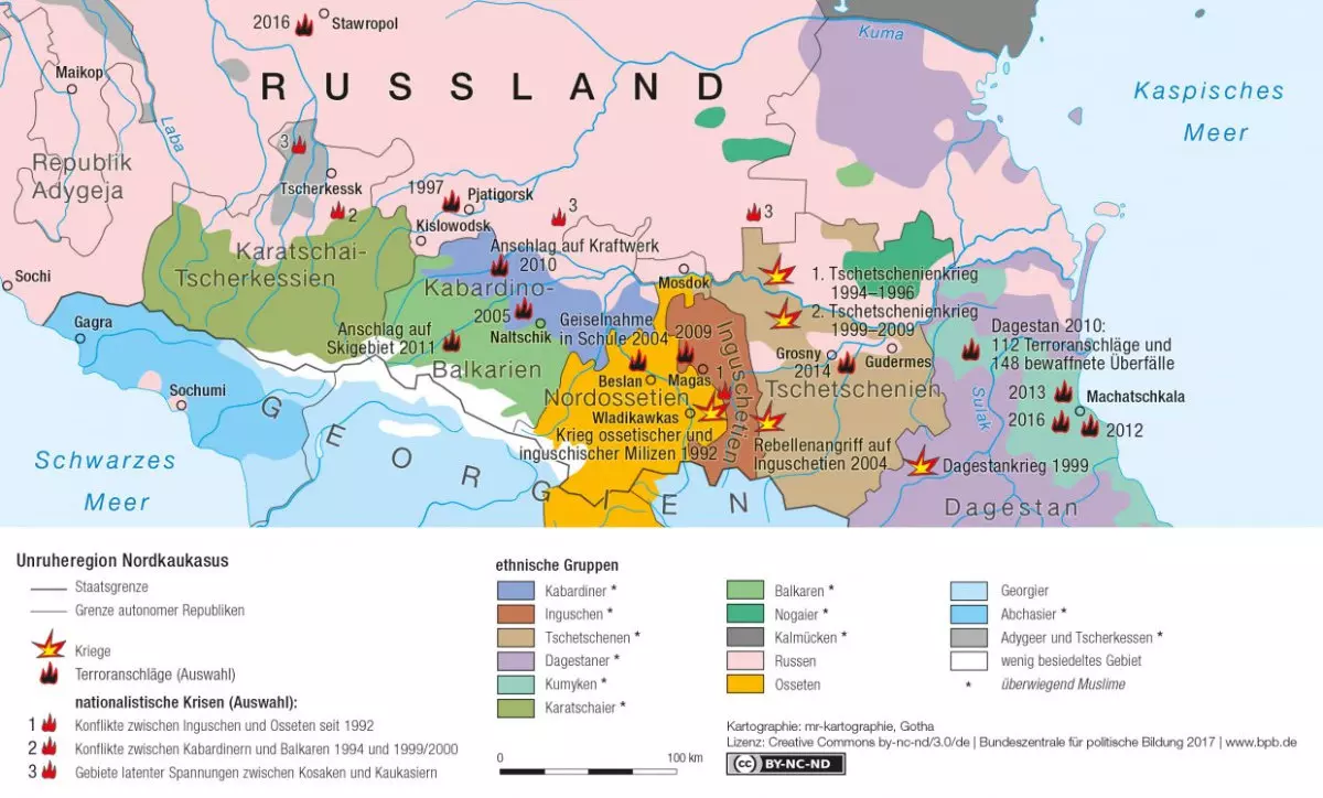 Konflikte im Nordkaukasus: Tschetschenienkrieg