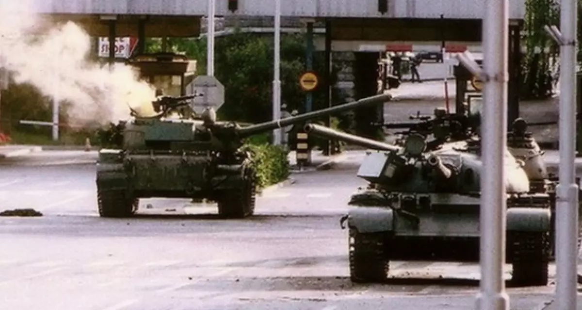 Panzer nahe Nova Gorica. Foto: Peter Božič, Wikipedia, CC BY 3.0 