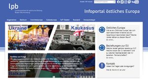 Startseite unserer Internet•seite über Ost•europa