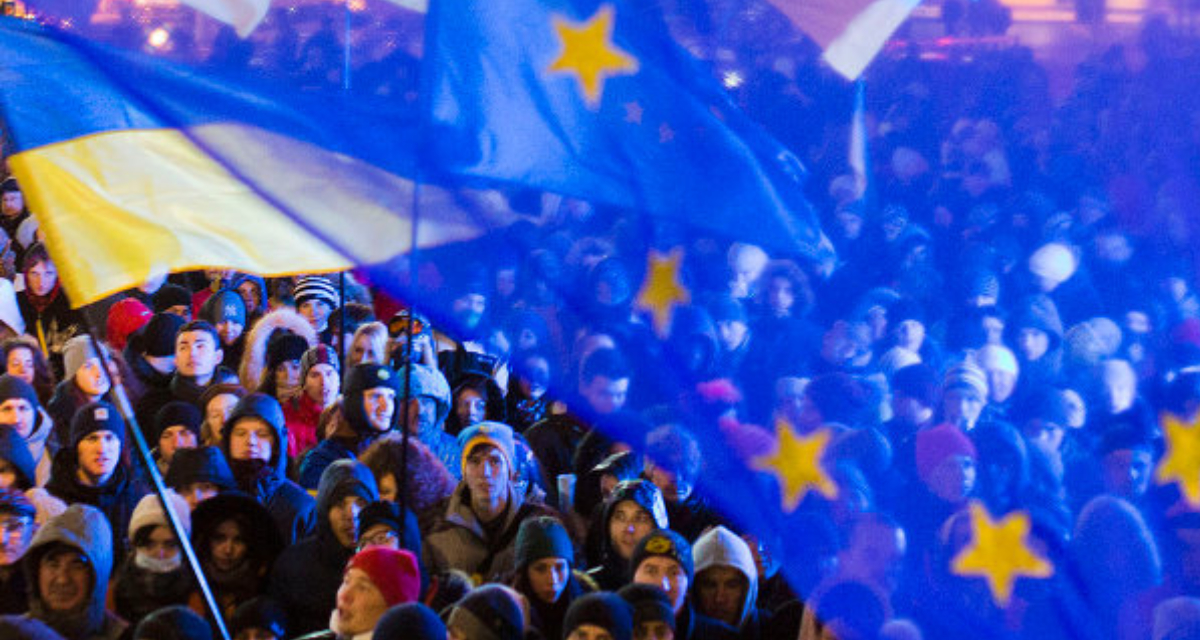 Proeuropäische Demonstration in Kiew | Wikipedia | Evgeny Feldman | CC BY-SA 3.0