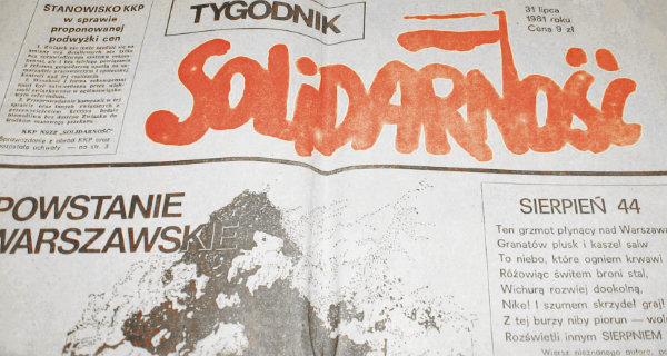 Tygodnik Solidarnosc 1981. Foto: Wikipedia, public domain