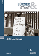 Ausgabe von Bürger und Staat zum Thema Antiziganismus im Shop der LpB BW
